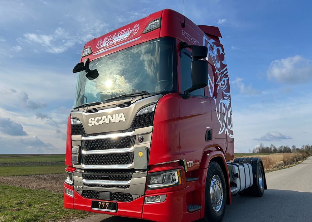 Scania R450 FULL ADR RETARDER ALUFELGI z Niemiec od jedynego właściciela ! HYDRAULIKA spod beczki spożywczej ! / do wywrotu ruchomej podłogi beczki TOP TOP TOP OKAZJA - 트랙터 유닛 : 사진 1 Scania R450 FULL ADR RETARDER ALUFELGI z Niemiec od jedynego właściciela ! HYDRAULIKA spod beczki spożywczej ! / do wywrotu ruchomej podłogi beczki TOP TOP TOP OKAZJA - 트랙터 유닛 : 사진 1