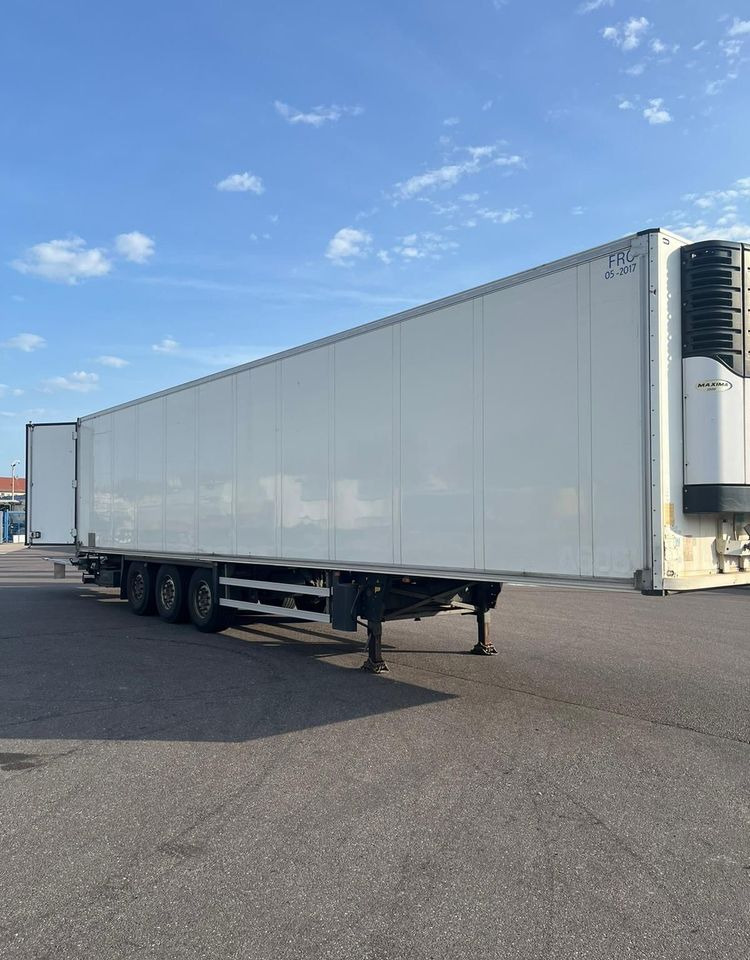 Schmitz Cargobull CARRIER MAXIMA 1300 / WINDA / DOPPEL STOCK / ŚCIANA GRODZIOWA / BELKI / PODNOSZONA OŚ / z Niemiec / TOP STAN 2011/ CARRIER CHŁODNIA CHLODNIA LODÓWKA PODWÓJNY ZAŁADUNEK PIĘTROWA - 냉동 세미 트레일러 : 사진 1 Schmitz Cargobull CARRIER MAXIMA 1300 / WINDA / DOPPEL STOCK / ŚCIANA GRODZIOWA / BELKI / PODNOSZONA OŚ / z Niemiec / TOP STAN 2011/ CARRIER CHŁODNIA CHLODNIA LODÓWKA PODWÓJNY ZAŁADUNEK PIĘTROWA - 냉동 세미 트레일러 : 사진 1