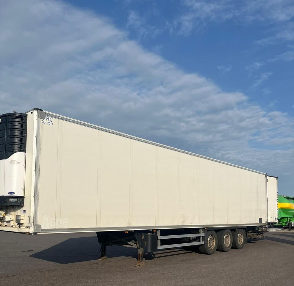 Schmitz Cargobull CARRIER MAXIMA 1300 / WINDA / DOPPEL STOCK / ŚCIANA GRODZIOWA / BELKI / PODNOSZONA OŚ / z Niemiec / TOP STAN 2011/ CARRIER CHŁODNIA CHLODNIA LODÓWKA PODWÓJNY ZAŁADUNEK PIĘTROWA - 냉동 세미 트레일러 : 사진 5 Schmitz Cargobull CARRIER MAXIMA 1300 / WINDA / DOPPEL STOCK / ŚCIANA GRODZIOWA / BELKI / PODNOSZONA OŚ / z Niemiec / TOP STAN 2011/ CARRIER CHŁODNIA CHLODNIA LODÓWKA PODWÓJNY ZAŁADUNEK PIĘTROWA - 냉동 세미 트레일러 : 사진 5
