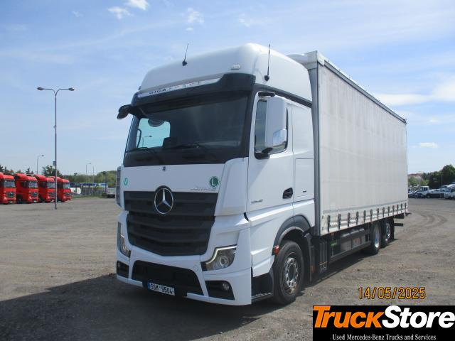 Mercedes-Benz Actros 2548 - 커튼사이더 트럭 : 사진 1 Mercedes-Benz Actros 2548 - 커튼사이더 트럭 : 사진 1