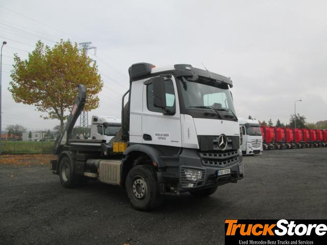 Mercedes-Benz Arocs 1845 LK - 스킵 로더 트럭 : 사진 5 Mercedes-Benz Arocs 1845 LK - 스킵 로더 트럭 : 사진 5