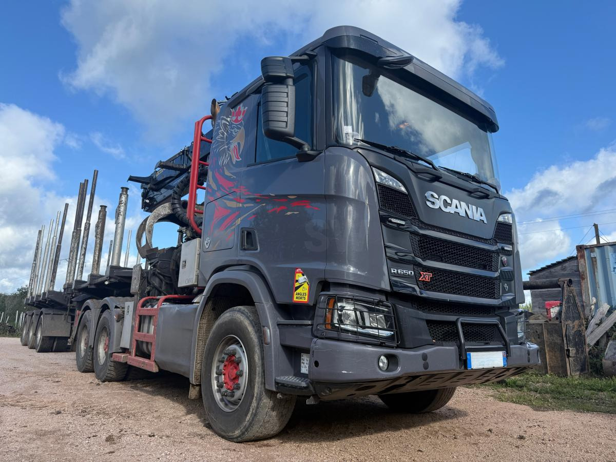 Scania R 650 A6x4HA V8 GRUE PALFINGER EPSILON S300L98 HPLS - 트랙터 유닛 : 사진 2 Scania R 650 A6x4HA V8 GRUE PALFINGER EPSILON S300L98 HPLS - 트랙터 유닛 : 사진 2