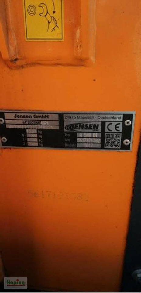 Jensen A 540 DI - 톱밥 제조기 : 사진 3 Jensen A 540 DI - 톱밥 제조기 : 사진 3