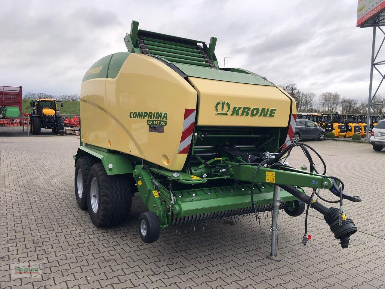 Krone Comprima CF 155 XC - 원형 베일러 : 사진 3 Krone Comprima CF 155 XC - 원형 베일러 : 사진 3