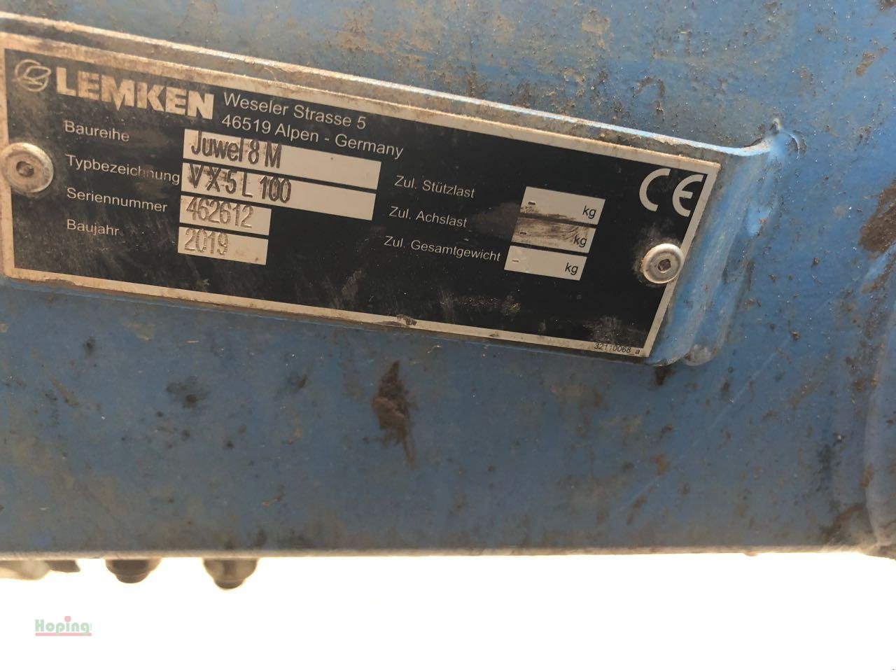 심토경운기 Lemken Juwel 8M : 사진 8 심토경운기 Lemken Juwel 8M : 사진 8