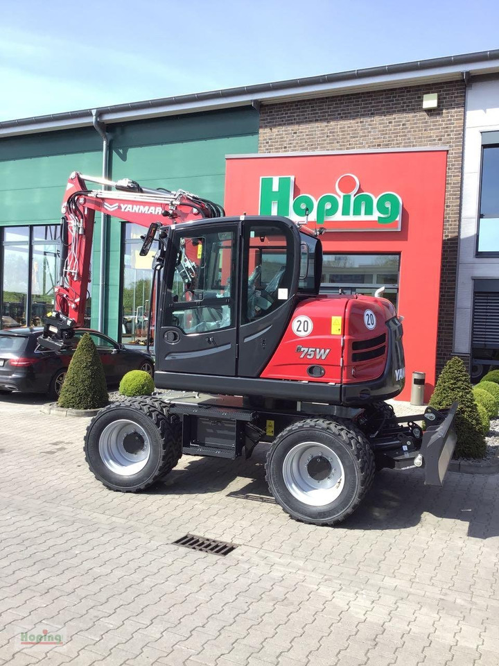 Yanmar B75W - 휠 굴삭기 : 사진 2 Yanmar B75W - 휠 굴삭기 : 사진 2