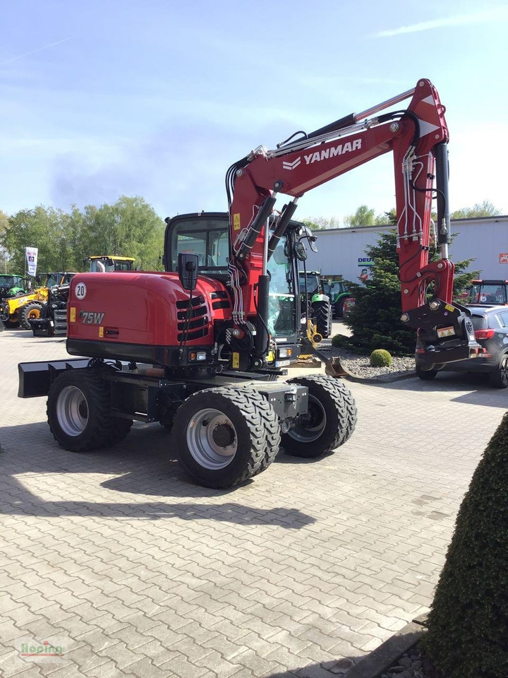 Yanmar B75W - 휠 굴삭기 : 사진 5 Yanmar B75W - 휠 굴삭기 : 사진 5