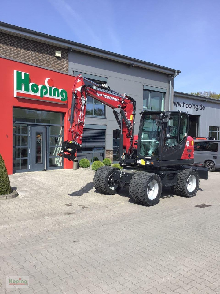 Yanmar B75W - 휠 굴삭기 : 사진 1 Yanmar B75W - 휠 굴삭기 : 사진 1