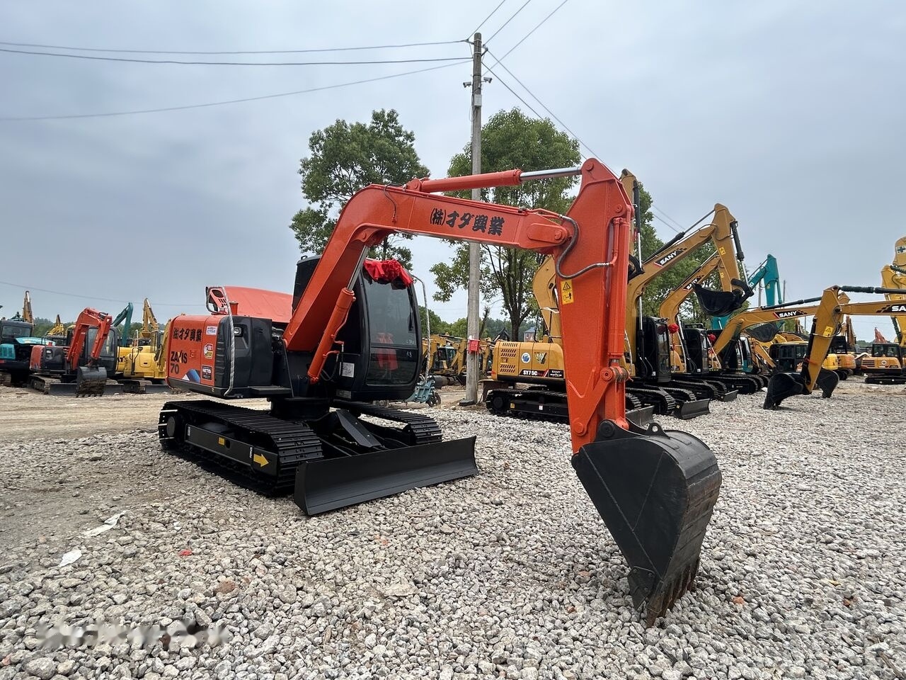 Hitachi ZX70 - 크롤러 굴삭기 : 사진 5 Hitachi ZX70 - 크롤러 굴삭기 : 사진 5