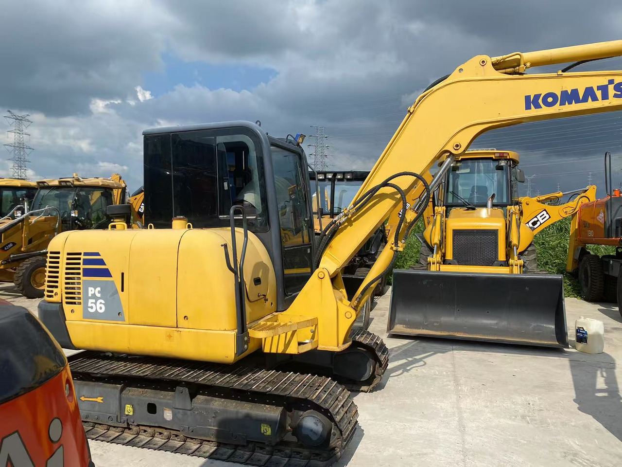 KOMATSU PC56-7 - 미니 굴삭기 : 사진 3 KOMATSU PC56-7 - 미니 굴삭기 : 사진 3