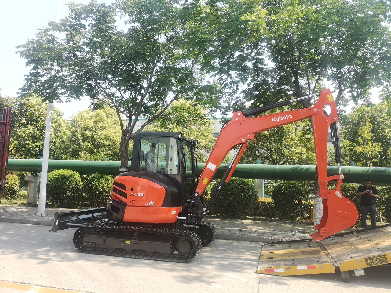 KUBOTA KX163-5 - 미니 굴삭기 : 사진 2 KUBOTA KX163-5 - 미니 굴삭기 : 사진 2