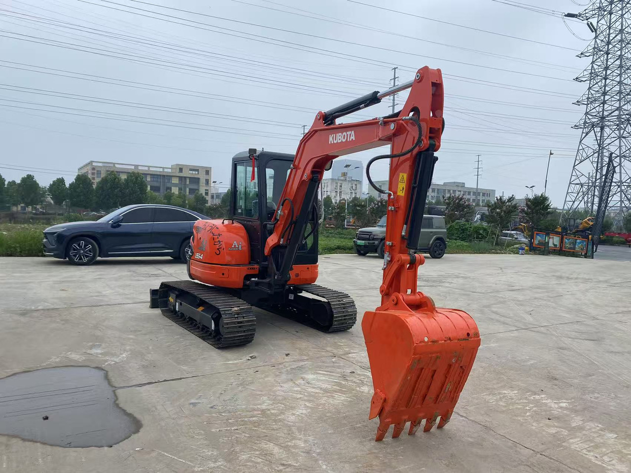 KUBOTA U55-4 - 미니 굴삭기 : 사진 4 KUBOTA U55-4 - 미니 굴삭기 : 사진 4