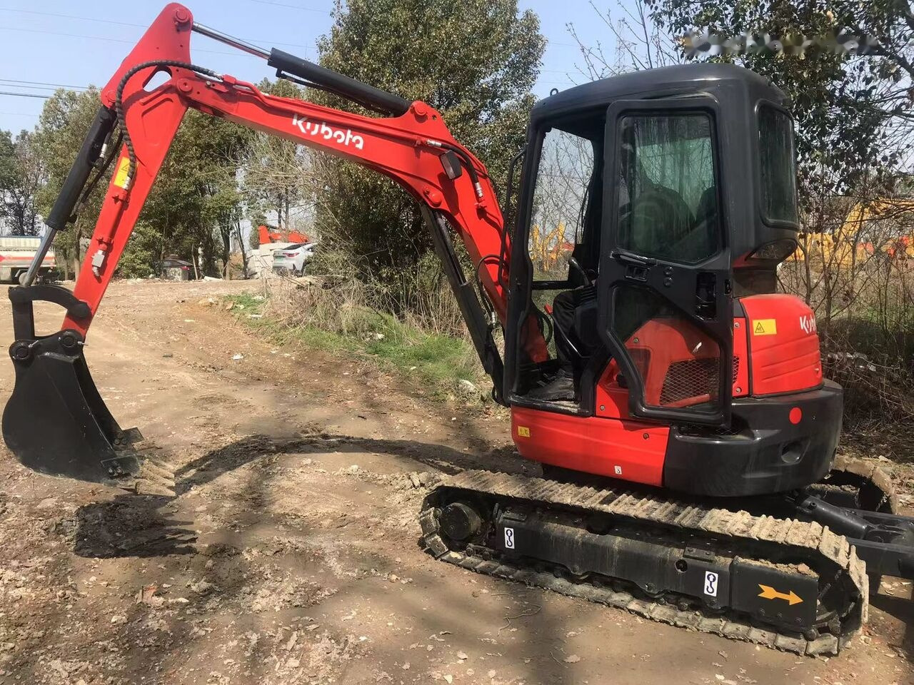 Kubota U35 - 미니 굴삭기 : 사진 5 Kubota U35 - 미니 굴삭기 : 사진 5