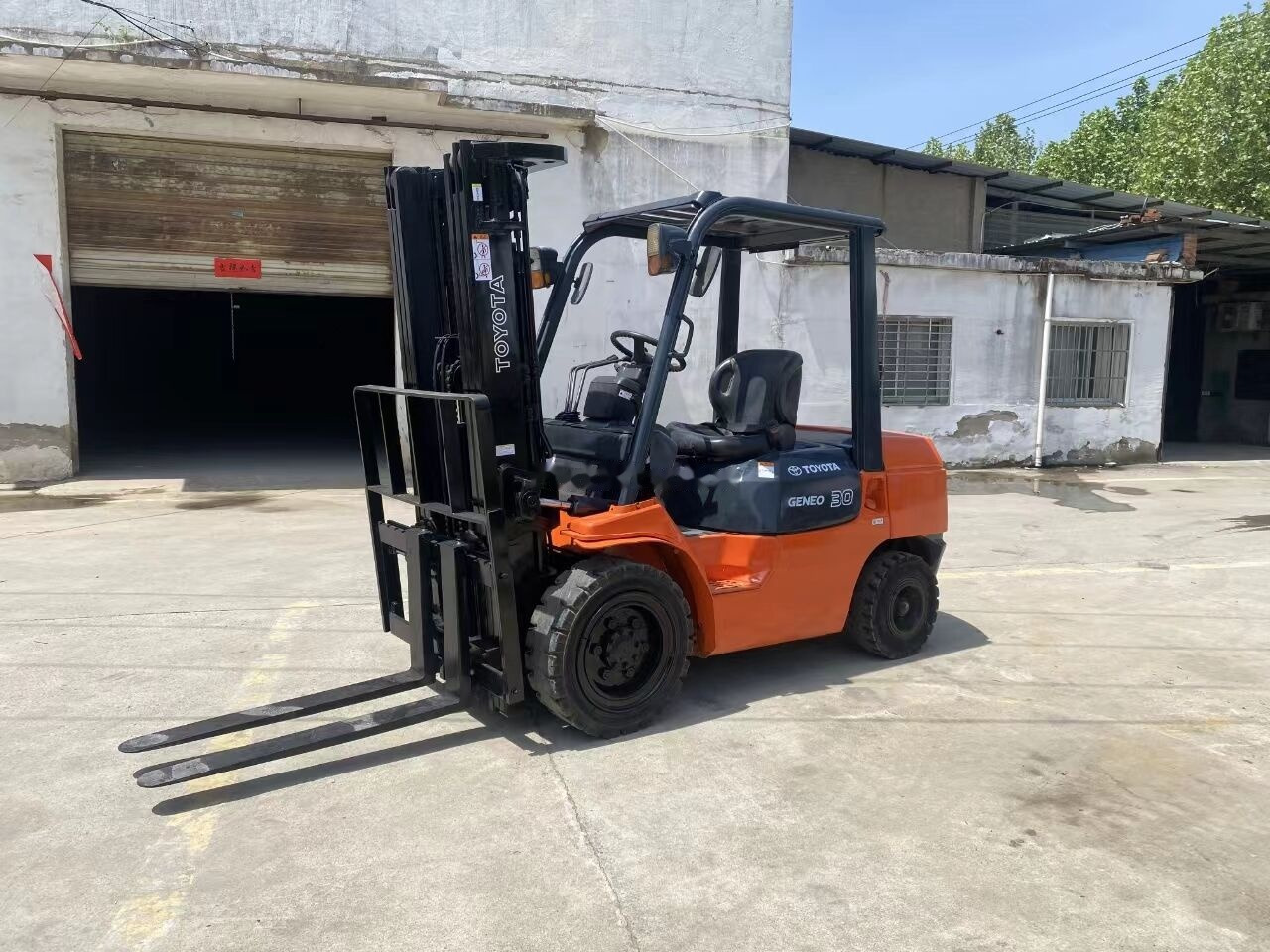 Toyota FD30 - 디젤 지게차 : 사진 4 Toyota FD30 - 디젤 지게차 : 사진 4