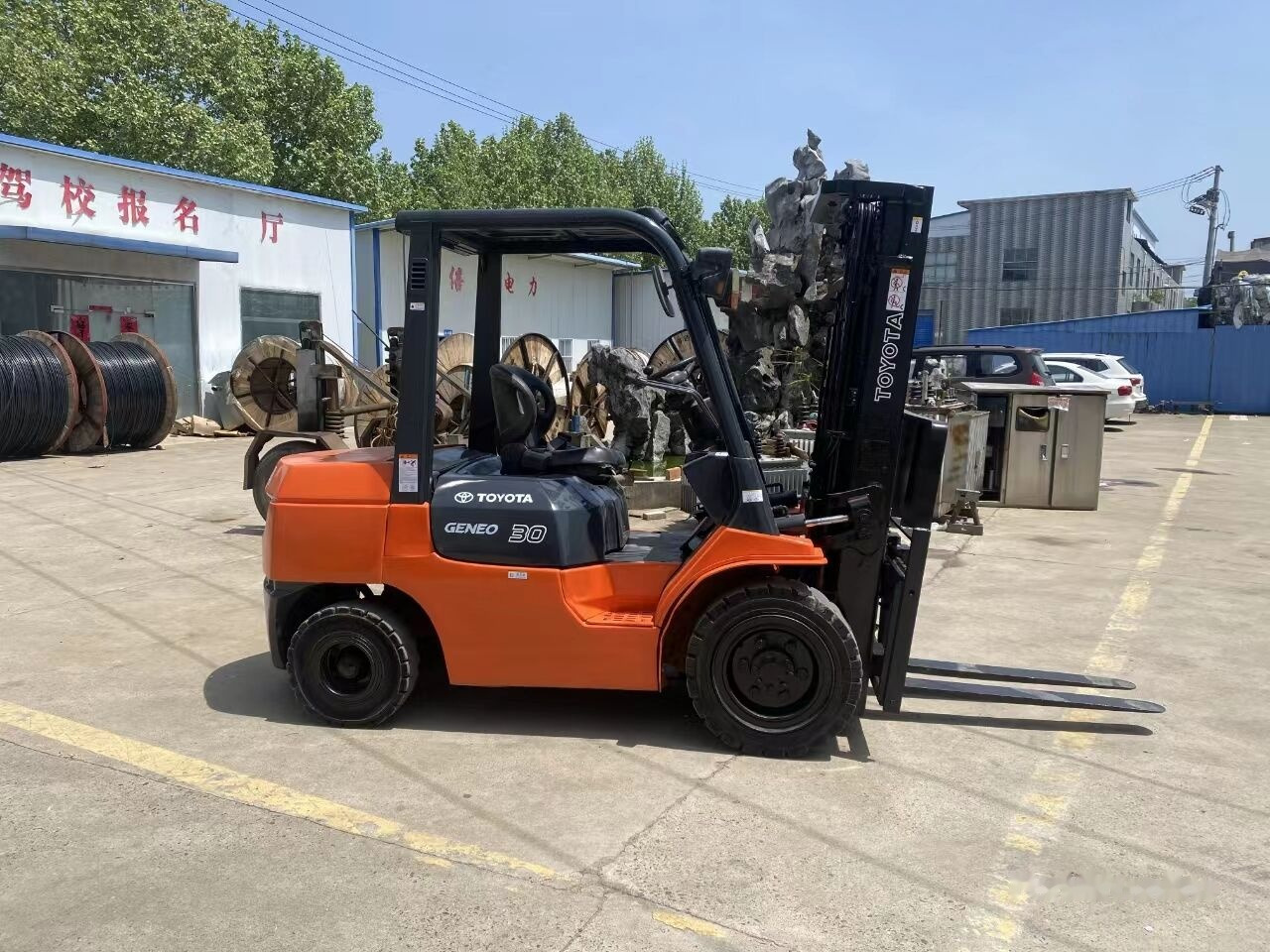 Toyota FD30 - 디젤 지게차 : 사진 5 Toyota FD30 - 디젤 지게차 : 사진 5