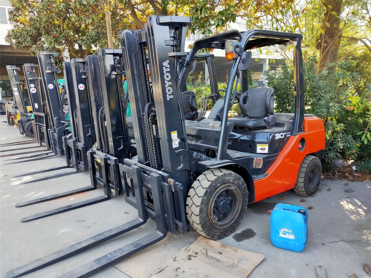 Toyota FDN30 - 디젤 지게차 : 사진 5 Toyota FDN30 - 디젤 지게차 : 사진 5