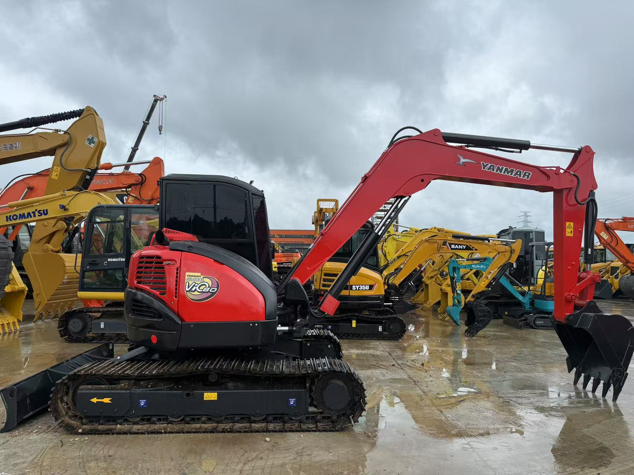 YANMAR VIO55 - 미니 굴삭기 : 사진 4 YANMAR VIO55 - 미니 굴삭기 : 사진 4