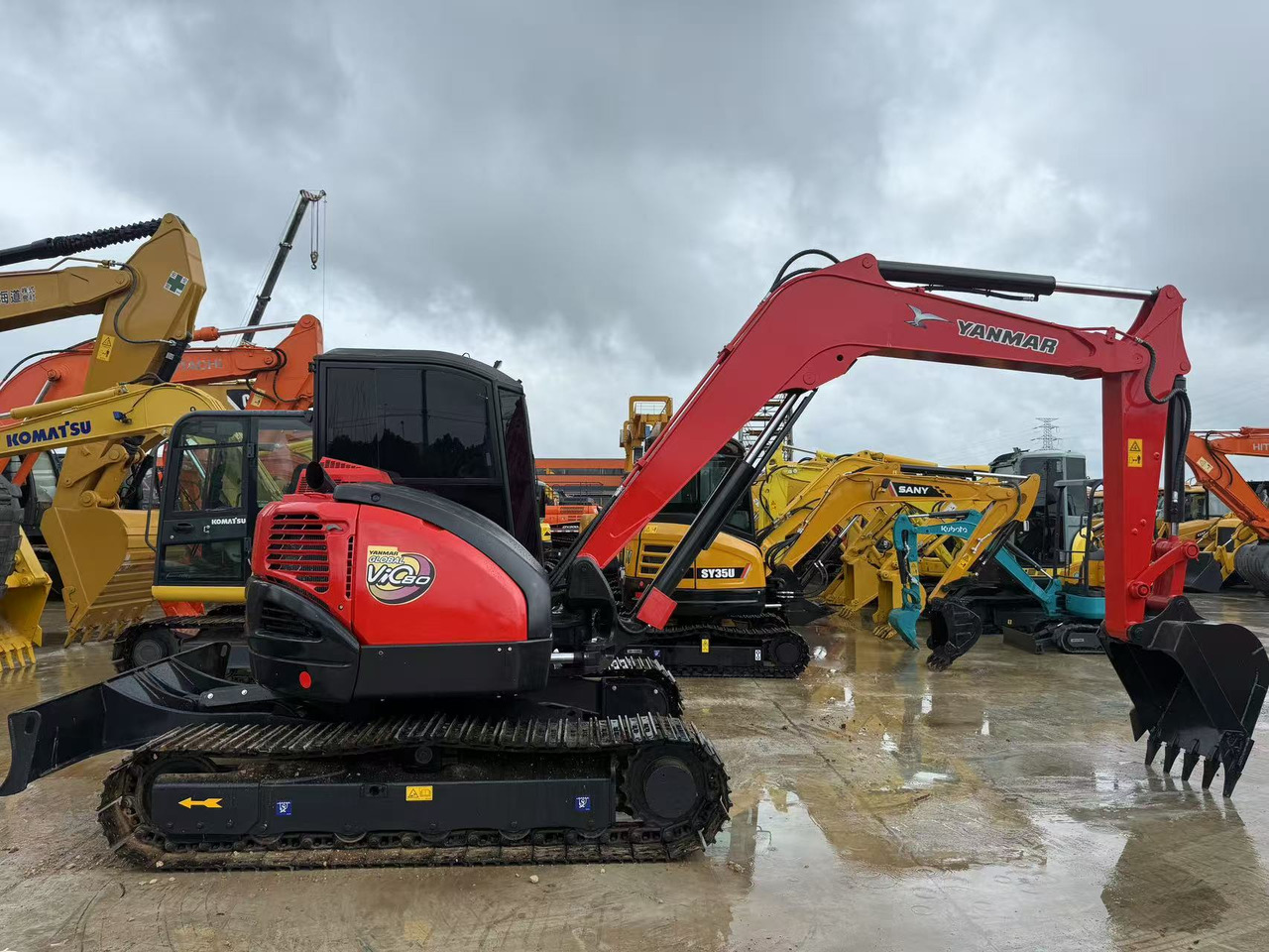 Yanmar Vio80 - 미니 굴삭기 : 사진 5 Yanmar Vio80 - 미니 굴삭기 : 사진 5