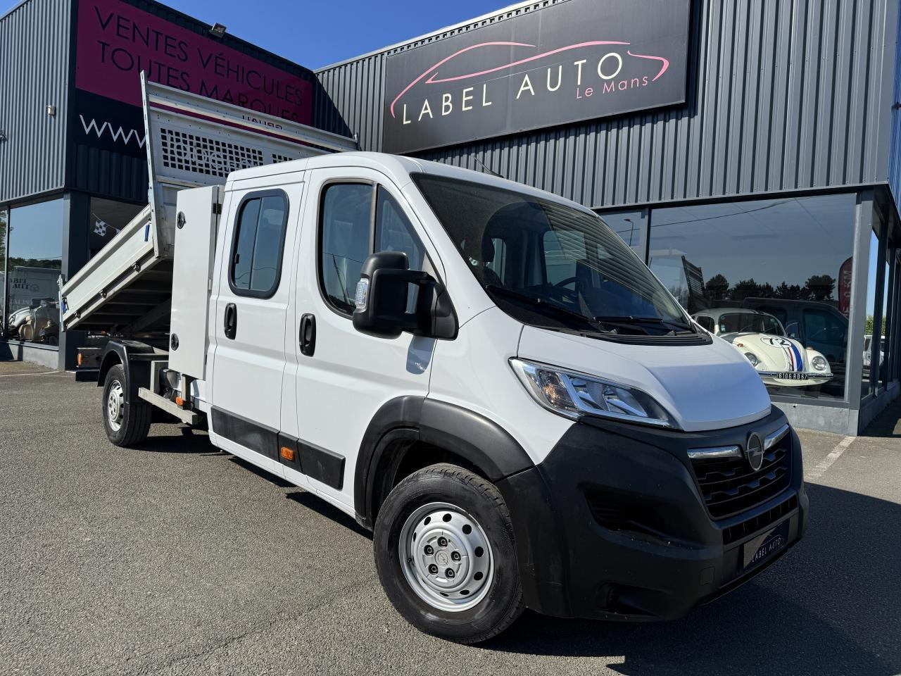 Opel Movano combi 165CH BLUEHDI S&S BENNE COFFRE DOUBLE CABINE 6 PLACES - 덤프 밴 : 사진 2 Opel Movano combi 165CH BLUEHDI S&S BENNE COFFRE DOUBLE CABINE 6 PLACES - 덤프 밴 : 사진 2