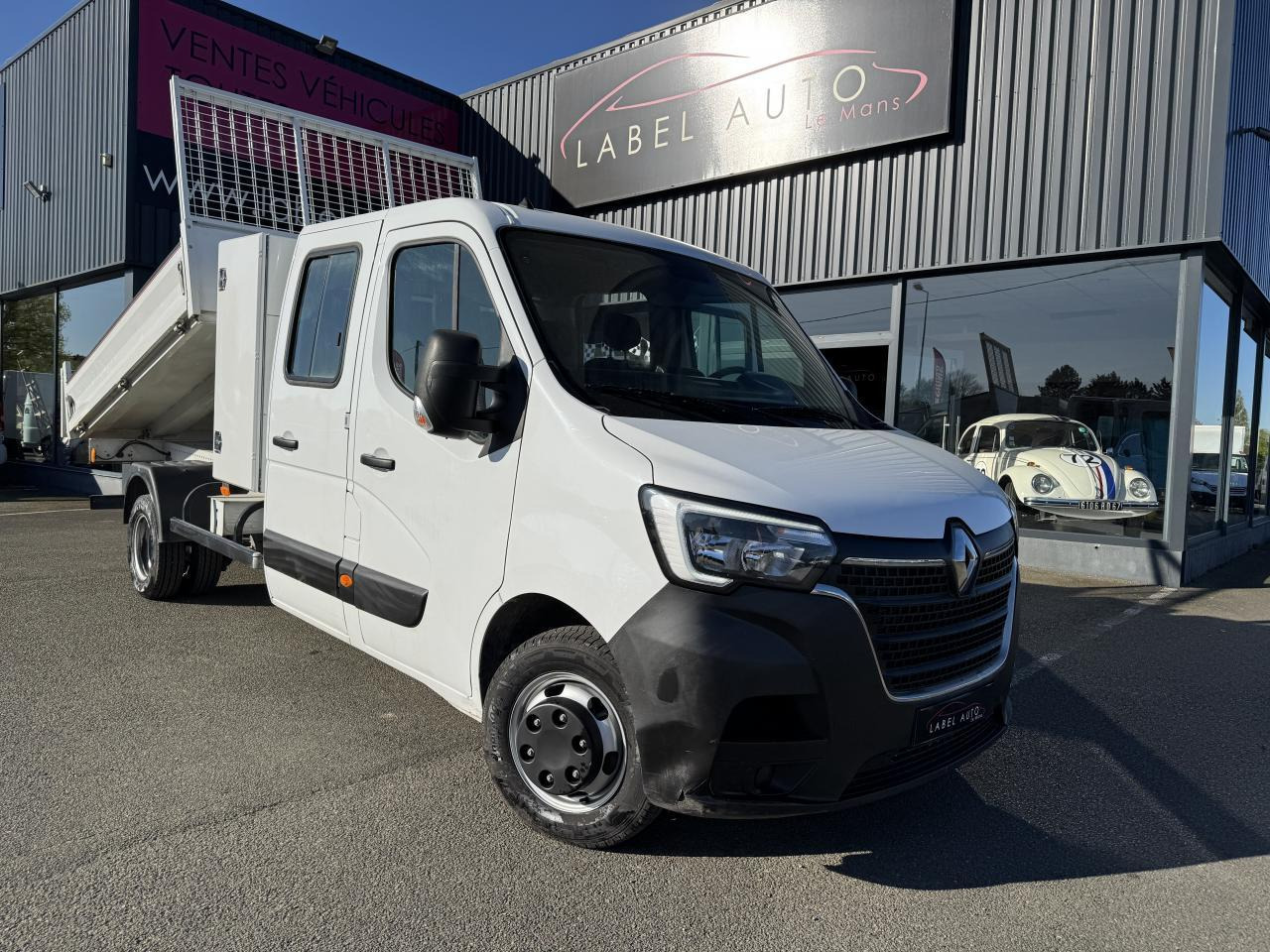 Renault Master RENAULT 3T5 BENNE + COFFRE RJ DOUBLE CABINE 6 PL 2.3 DCI 130 CH CONFORT + GPS + REGUL + CLIM - 덤프 밴 : 사진 2 Renault Master RENAULT 3T5 BENNE + COFFRE RJ DOUBLE CABINE 6 PL 2.3 DCI 130 CH CONFORT + GPS + REGUL + CLIM - 덤프 밴 : 사진 2