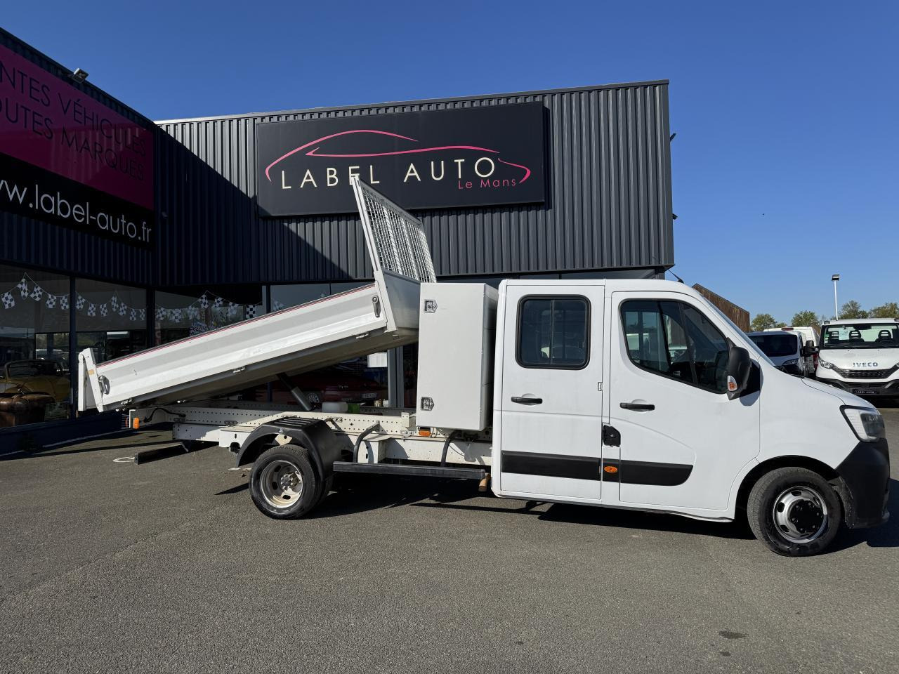 Renault Master combi RENAULT 3T5 BENNE + COFFRE RJ DOUBLE CABINE 6 PL 2.3 DCI 130 CH CONFORT + GPS + REGUL + CLIM - 덤프 밴 : 사진 1 Renault Master combi RENAULT 3T5 BENNE + COFFRE RJ DOUBLE CABINE 6 PL 2.3 DCI 130 CH CONFORT + GPS + REGUL + CLIM - 덤프 밴 : 사진 1