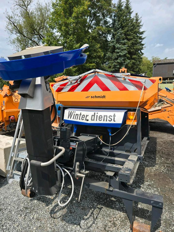 신규 모래/ 소금 살포기 Neuwertiger Schmidt Stratos S30-27 VEP-490 Salzstreuer für Hakenlift Abrollcontainer Streuautomat Winterdienst Streusilo für LKW : 사진 10