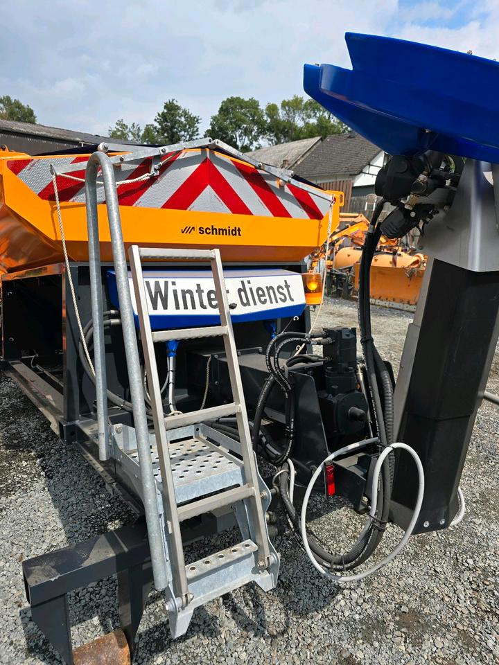 신규 모래/ 소금 살포기 Neuwertiger Schmidt Stratos S30-27 VEP-490 Salzstreuer für Hakenlift Abrollcontainer Streuautomat Winterdienst Streusilo für LKW : 사진 9