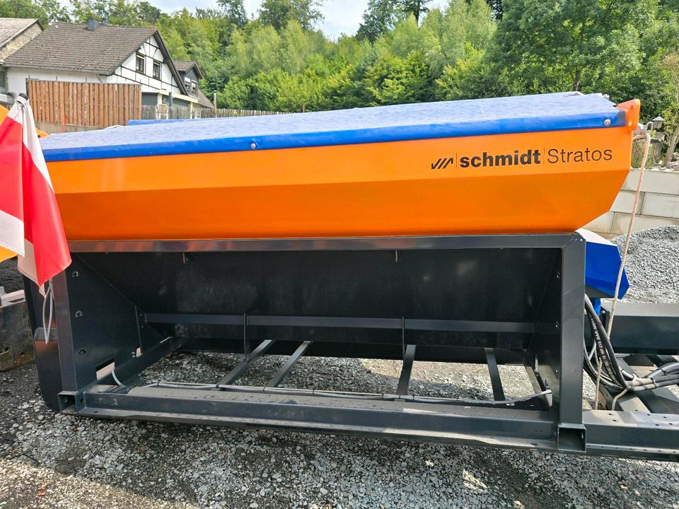 신규 모래/ 소금 살포기 Neuwertiger Schmidt Stratos S30-27 VEP-490 Salzstreuer für Hakenlift Abrollcontainer Streuautomat Winterdienst Streusilo für LKW : 사진 8