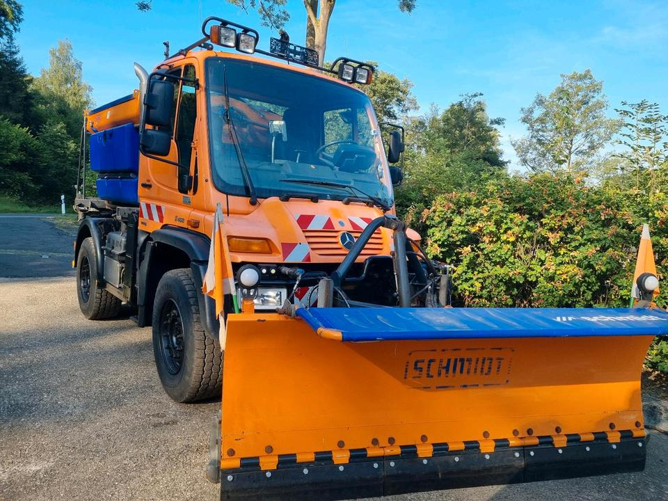 Zu Vermieten! Unimog 405 U400 Winterdienst Schmidt Schneepflug Schneeschild Salzstreuer Leasing Miete - 제설차량 : 사진 1 Zu Vermieten! Unimog 405 U400 Winterdienst Schmidt Schneepflug Schneeschild Salzstreuer Leasing Miete - 제설차량 : 사진 1