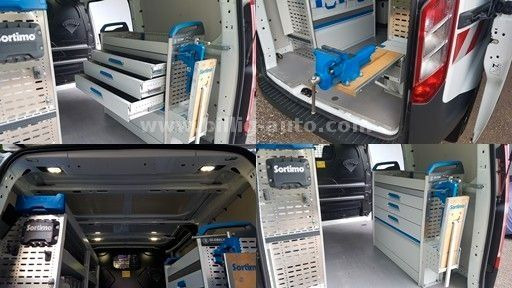 소형 밴 Ford Transit Custom Sortimo Werkstatt 1.Hd Scheckheft : 사진 19