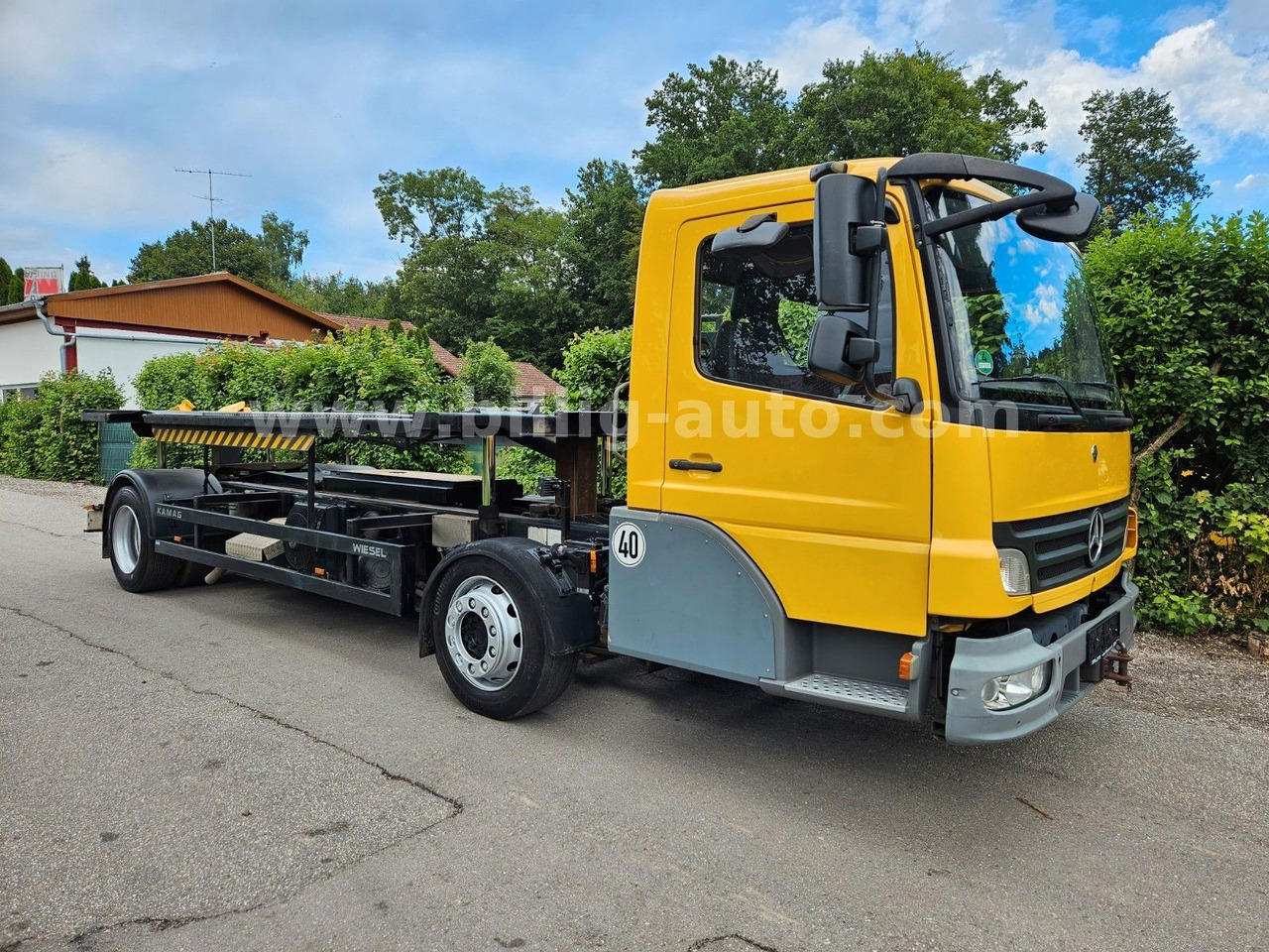 Mercedes-Benz Kamag * WBH 25 * Wiesel * Umsetzer * Sattelkupp. - 컨테이너 운반 장치/ 스와프 보디 트럭 : 사진 2 Mercedes-Benz Kamag * WBH 25 * Wiesel * Umsetzer * Sattelkupp. - 컨테이너 운반 장치/ 스와프 보디 트럭 : 사진 2