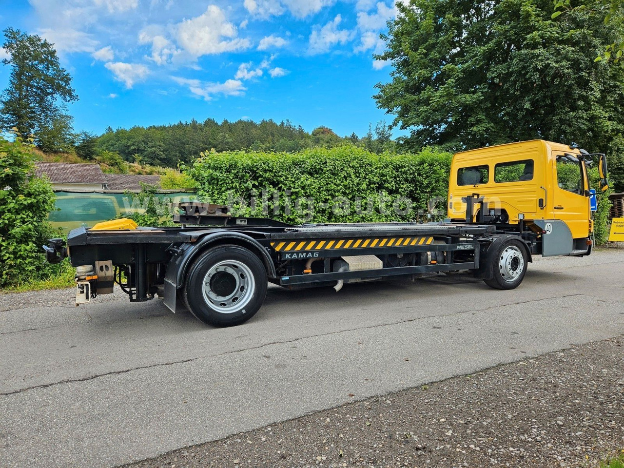Mercedes-Benz Kamag * WBH 25 * Wiesel * Umsetzer * Sattelkupp. - 컨테이너 운반 장치/ 스와프 보디 트럭 : 사진 4 Mercedes-Benz Kamag * WBH 25 * Wiesel * Umsetzer * Sattelkupp. - 컨테이너 운반 장치/ 스와프 보디 트럭 : 사진 4
