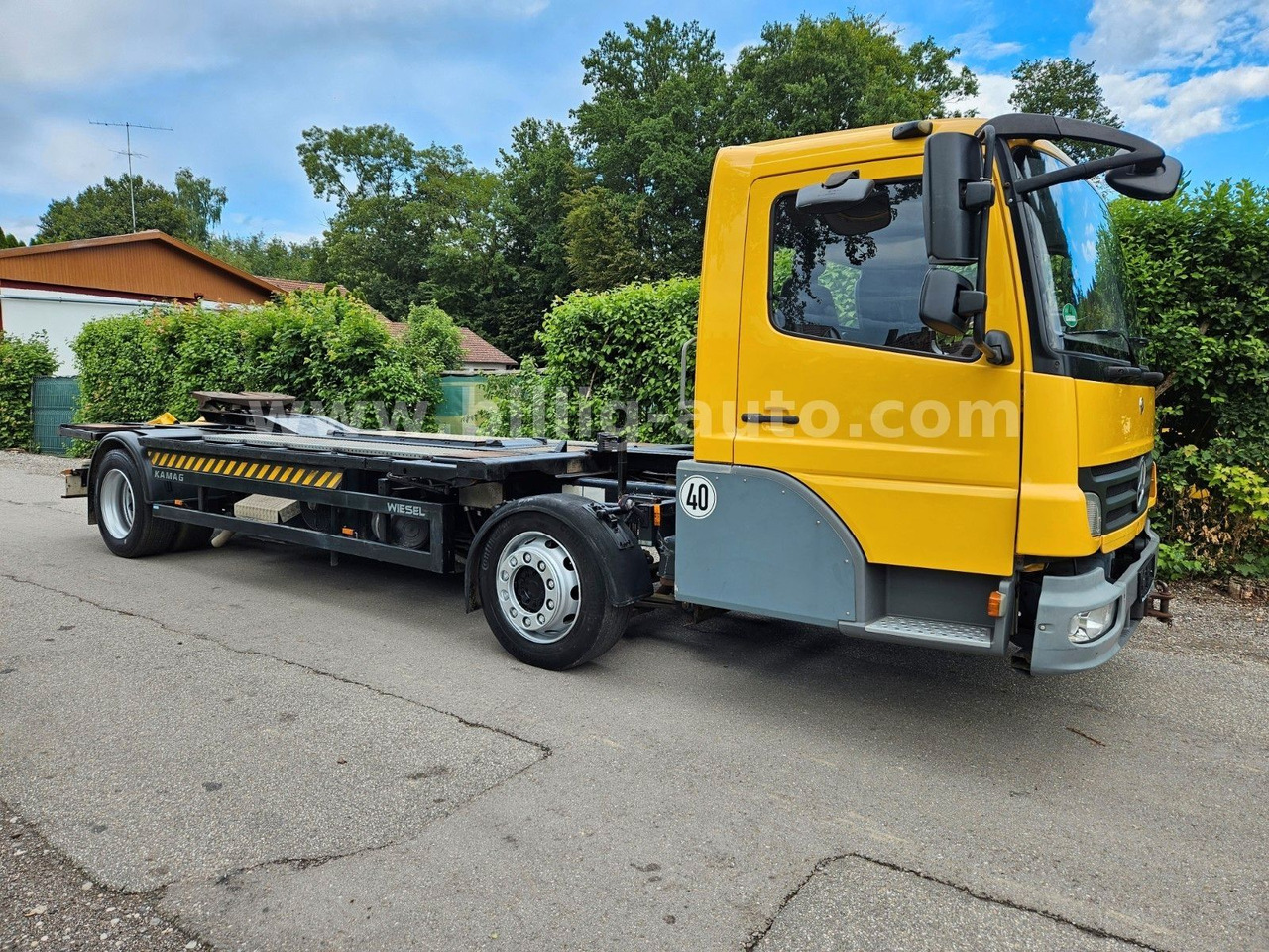 Mercedes-Benz Kamag * WBH 25 * Wiesel * Umsetzer * Sattelkupp. - 컨테이너 운반 장치/ 스와프 보디 트럭 : 사진 3 Mercedes-Benz Kamag * WBH 25 * Wiesel * Umsetzer * Sattelkupp. - 컨테이너 운반 장치/ 스와프 보디 트럭 : 사진 3