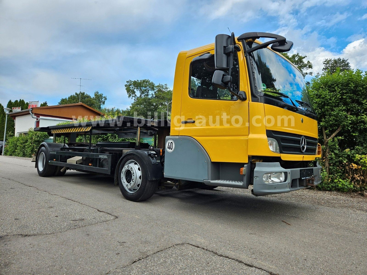 Mercedes-Benz Kamag * WBH 25 * Wiesel * Umsetzer * Sattelkupp. - 컨테이너 운반 장치/ 스와프 보디 트럭 : 사진 1 Mercedes-Benz Kamag * WBH 25 * Wiesel * Umsetzer * Sattelkupp. - 컨테이너 운반 장치/ 스와프 보디 트럭 : 사진 1