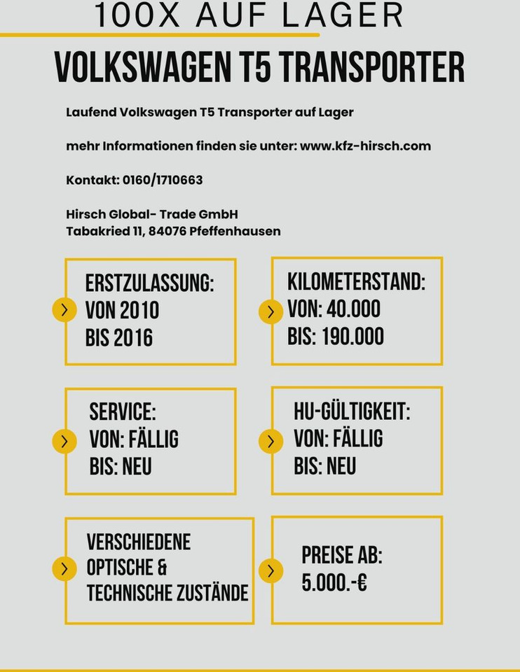 Volkswagen T5 Transporter 2.0TDI EU5*2xSchiebetüre*1.Hand* - 승합차 : 사진 4 Volkswagen T5 Transporter 2.0TDI EU5*2xSchiebetüre*1.Hand* - 승합차 : 사진 4
