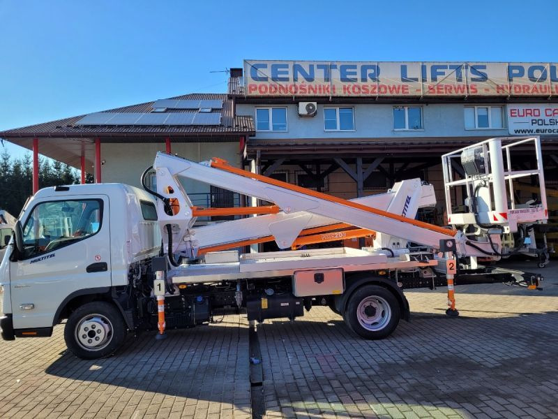 Mitsubishi Canter Fuso 3C13 podnośnik koszowy 20 m Multitel MXE200 - 트럭 탑재 고가작업 플랫폼 : 사진 5 Mitsubishi Canter Fuso 3C13 podnośnik koszowy 20 m Multitel MXE200 - 트럭 탑재 고가작업 플랫폼 : 사진 5