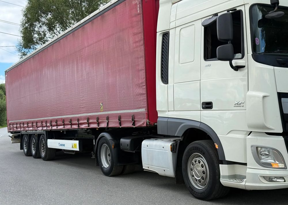 DAF * Zestaw * DAF 106 Euro 6 + Naczepa Krone * Bardzo Dobry Stan - 트랙터 유닛, 커튼사이더 세미 트레일러 : 사진 5 DAF * Zestaw * DAF 106 Euro 6 + Naczepa Krone * Bardzo Dobry Stan - 트랙터 유닛, 커튼사이더 세미 트레일러 : 사진 5