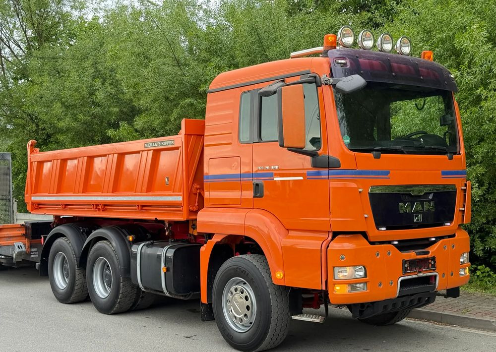 MAN * Kiper * Wywrotka * 26-480 * MAN TGS 6x4 Bordmatic * Zastaw Tandem Niskopodwozie * Stan Perfekcyjny * - 덤프트럭 : 사진 3 MAN * Kiper * Wywrotka * 26-480 * MAN TGS 6x4 Bordmatic * Zastaw Tandem Niskopodwozie * Stan Perfekcyjny * - 덤프트럭 : 사진 3