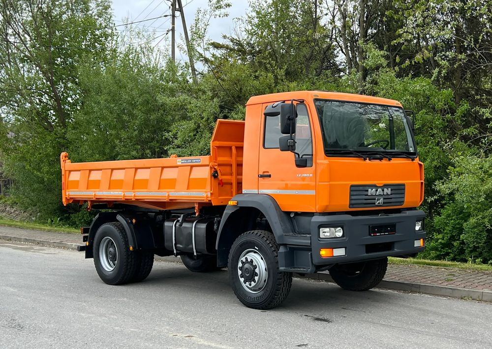 MAN * LE 280 B * MAN * 4x4 * Kiper Wywrotka x3 * Meiller * Sprowadzony * Stan Perfekcyjny * - 덤프트럭 : 사진 2 MAN * LE 280 B * MAN * 4x4 * Kiper Wywrotka x3 * Meiller * Sprowadzony * Stan Perfekcyjny * - 덤프트럭 : 사진 2