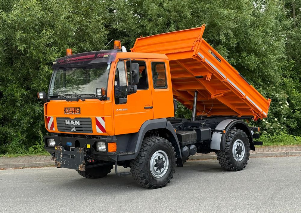 MAN * MAN 10-220 * Kiper Wywrotka Meiller * 4x4 * Zimowe Utrzymanie * Unimog * - 덤프트럭 : 사진 1 MAN * MAN 10-220 * Kiper Wywrotka Meiller * 4x4 * Zimowe Utrzymanie * Unimog * - 덤프트럭 : 사진 1
