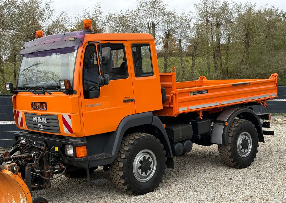 MAN * MAN 10-220 * Pług * Kiper Wywrotka Meiller * 4x4 * Zimowe Utrzymanie * Unimog * - 덤프트럭 : 사진 3 MAN * MAN 10-220 * Pług * Kiper Wywrotka Meiller * 4x4 * Zimowe Utrzymanie * Unimog * - 덤프트럭 : 사진 3