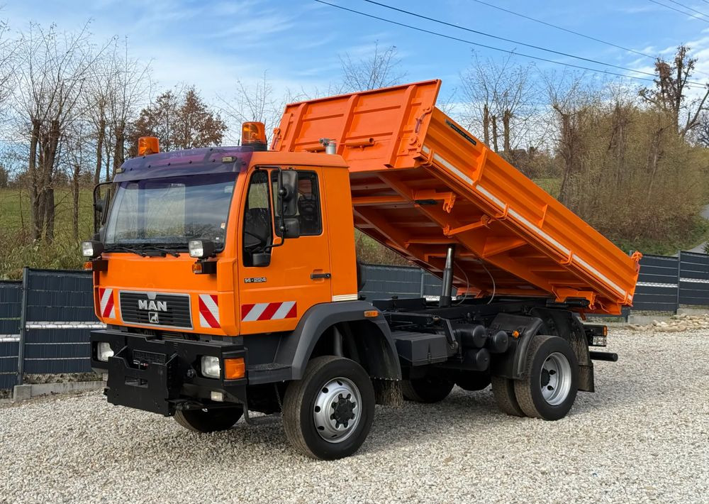 MAN * MAN 14-220 * Kiper Wywrotka Meiller * 4x4 * Zimowe Utrzymanie * Unimog * - 덤프트럭 : 사진 1 MAN * MAN 14-220 * Kiper Wywrotka Meiller * 4x4 * Zimowe Utrzymanie * Unimog * - 덤프트럭 : 사진 1