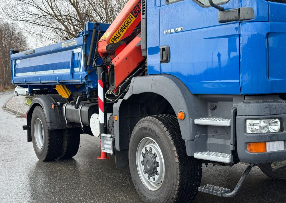 MAN * MAN 18 280 * Kiper Wywrotka * 4x4 * HDS Palfinger 120 STAN BARDZO DOBRY * Sprowadzony - 덤프트럭 : 사진 5 MAN * MAN 18 280 * Kiper Wywrotka * 4x4 * HDS Palfinger 120 STAN BARDZO DOBRY * Sprowadzony - 덤프트럭 : 사진 5