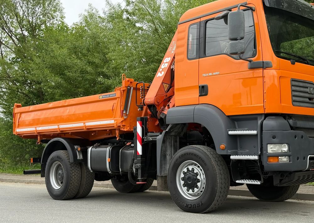 MAN * MAN 18 480 * KIPER WYWROTKA * 4x4 * HDS ATLAS 85* STAN BARDZO DOBRY * Sprowadzony - 덤프트럭 : 사진 5 MAN * MAN 18 480 * KIPER WYWROTKA * 4x4 * HDS ATLAS 85* STAN BARDZO DOBRY * Sprowadzony - 덤프트럭 : 사진 5