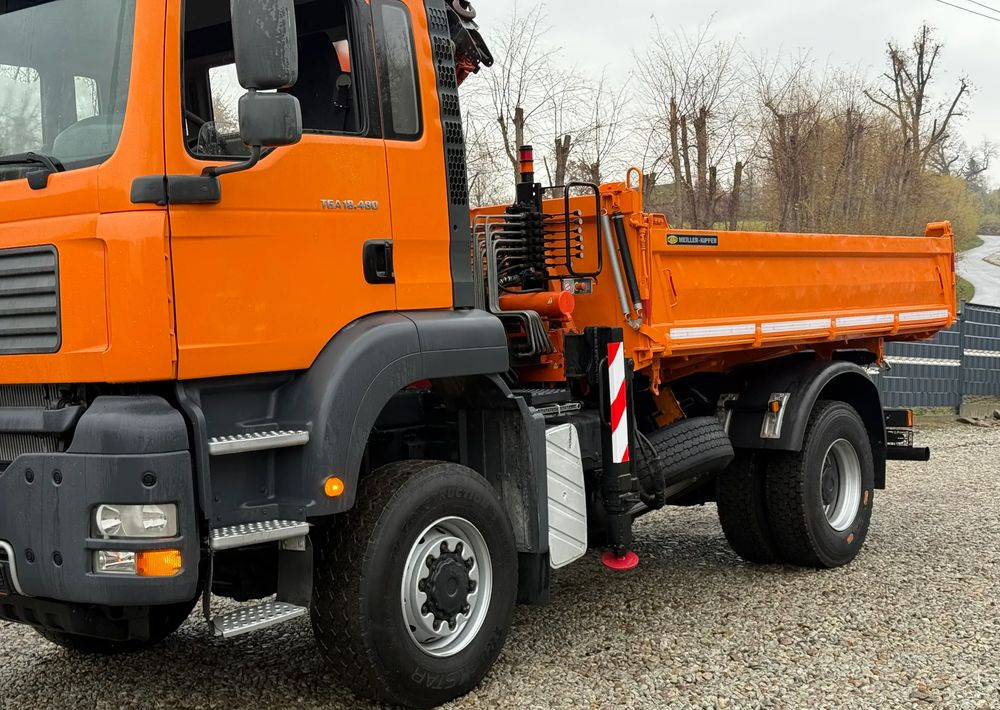 MAN * MAN 18 480 * KIPER WYWROTKA * 4x4 * HDS ATLAS 85* STAN BARDZO DOBRY * Sprowadzony - 덤프트럭 : 사진 5 MAN * MAN 18 480 * KIPER WYWROTKA * 4x4 * HDS ATLAS 85* STAN BARDZO DOBRY * Sprowadzony - 덤프트럭 : 사진 5