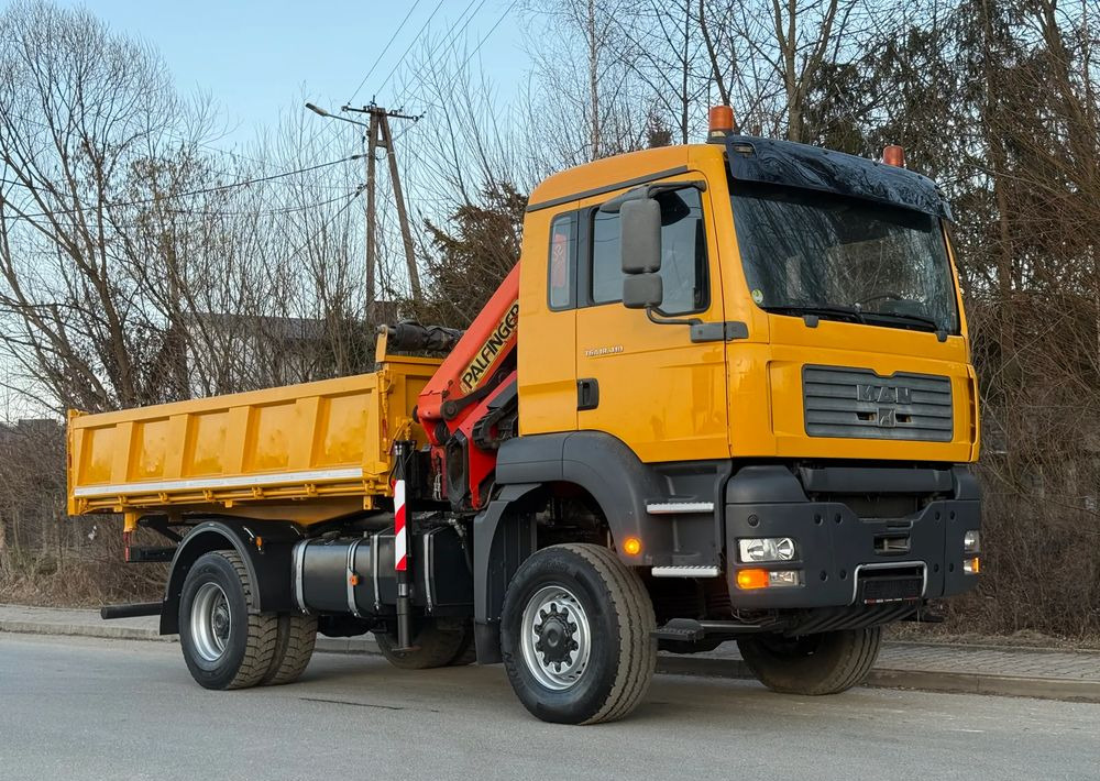 MAN * MAN TGA 18-410 * KIPER WYWROTKA * 4x4 * HDS Palfinger PK16500* Sprowadzony* Bardzo Dobry Stan * - 덤프트럭 : 사진 2 MAN * MAN TGA 18-410 * KIPER WYWROTKA * 4x4 * HDS Palfinger PK16500* Sprowadzony* Bardzo Dobry Stan * - 덤프트럭 : 사진 2