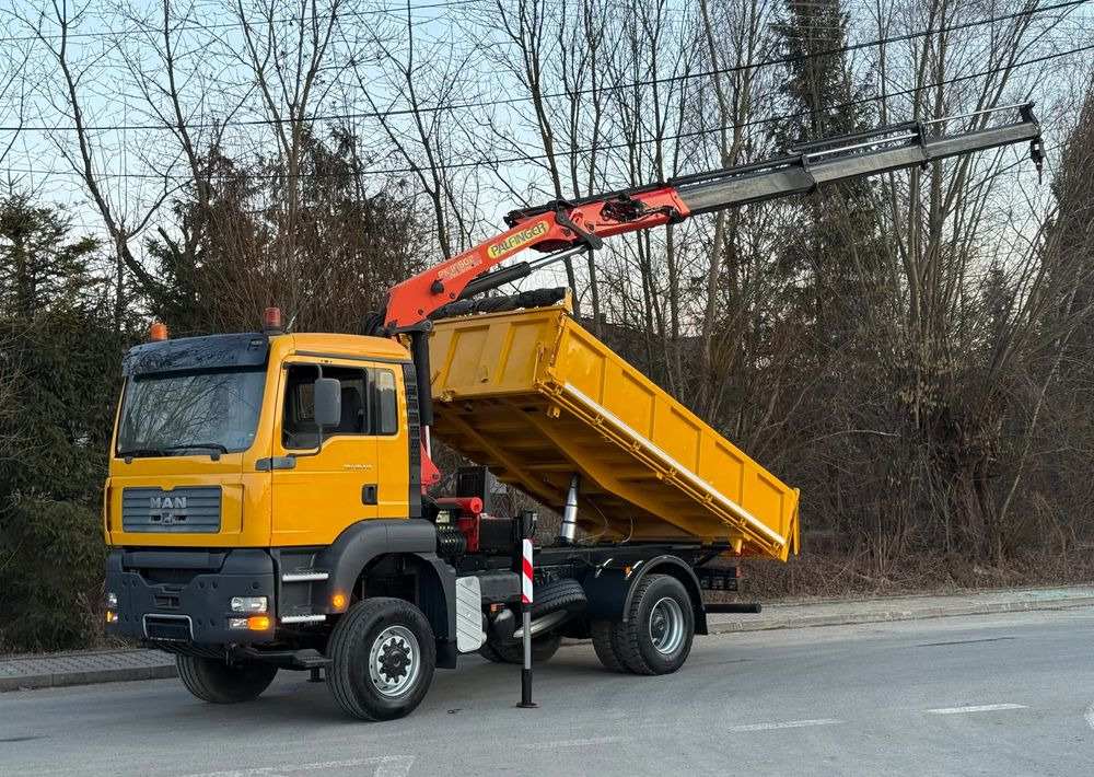 MAN * MAN TGA 18-410 * KIPER WYWROTKA * 4x4 * HDS Palfinger PK16500* Sprowadzony* Bardzo Dobry Stan * - 덤프트럭 : 사진 1 MAN * MAN TGA 18-410 * KIPER WYWROTKA * 4x4 * HDS Palfinger PK16500* Sprowadzony* Bardzo Dobry Stan * - 덤프트럭 : 사진 1