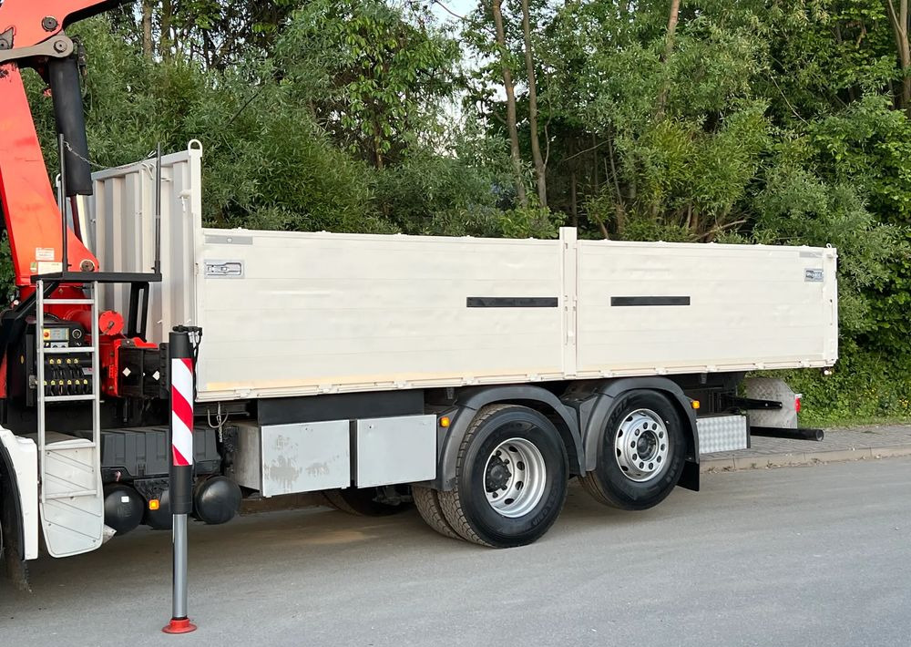 드롭사이드/ 플랫베드 트럭, 크레인 트럭 MAN * TGA 26-440 * 4x6 Hydrodrive * HDS Palfinger PK 20002 * Bardzo Dobry Stan : 사진 18