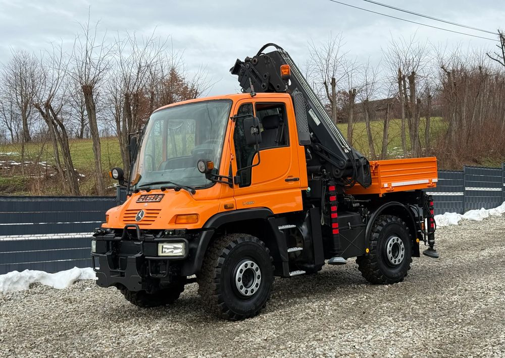 Mercedes-Benz * Mercedes Unimog U 400 * HDS HIAB 166 * Specjalny * Energetyka * Kosz do HDS * Stan Idealny - 드롭사이드/ 플랫베드 트럭, 크레인 트럭 : 사진 2 Mercedes-Benz * Mercedes Unimog U 400 * HDS HIAB 166 * Specjalny * Energetyka * Kosz do HDS * Stan Idealny - 드롭사이드/ 플랫베드 트럭, 크레인 트럭 : 사진 2