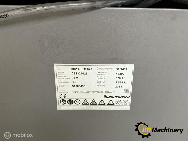 Jungheinrich EFG 425 K - 지게차 : 사진 4 Jungheinrich EFG 425 K - 지게차 : 사진 4